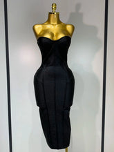 2025 New Women Sexy Strapless Black Foil Color Bodycon Bandage Dress Fashion Celebrate Evening Party Luxury Birthday Dresses